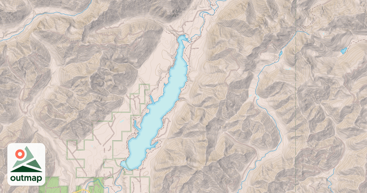 Map of WYNOOCHEE LOOP