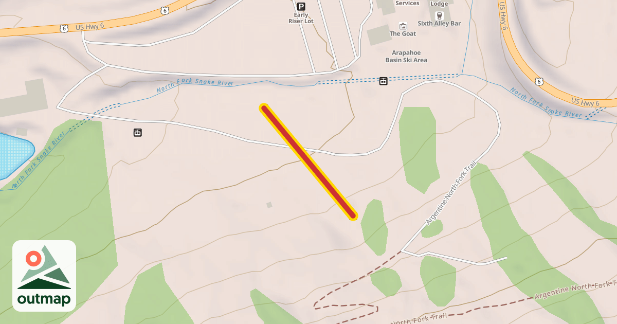 Map of Molly Hogan Lift