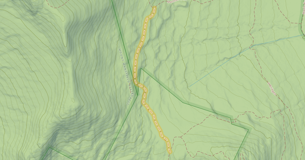 Map preview of Marston Trail
