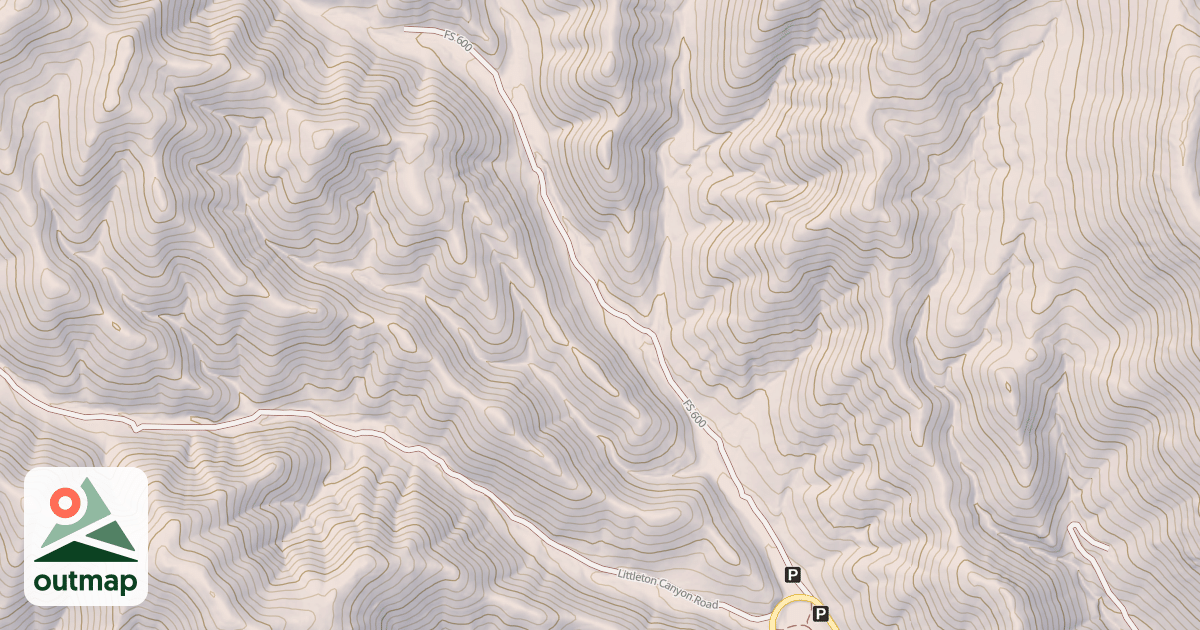 Map of USFS National Forest System Roads {17CD0050-89DC-4821-8974-4C167BD4D5D0}