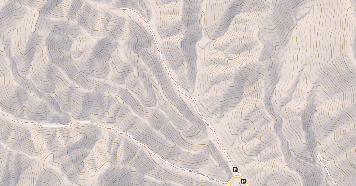 Map preview of USFS National Forest System Roads {17CD0050-89DC-4821-8974-4C167BD4D5D0}