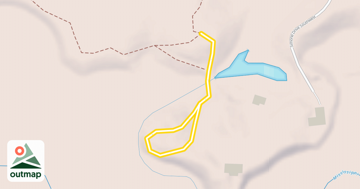 Map of Brown XC Trail