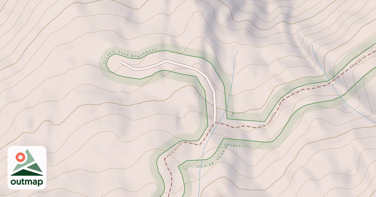 Map of WILLOW CR. SPUR