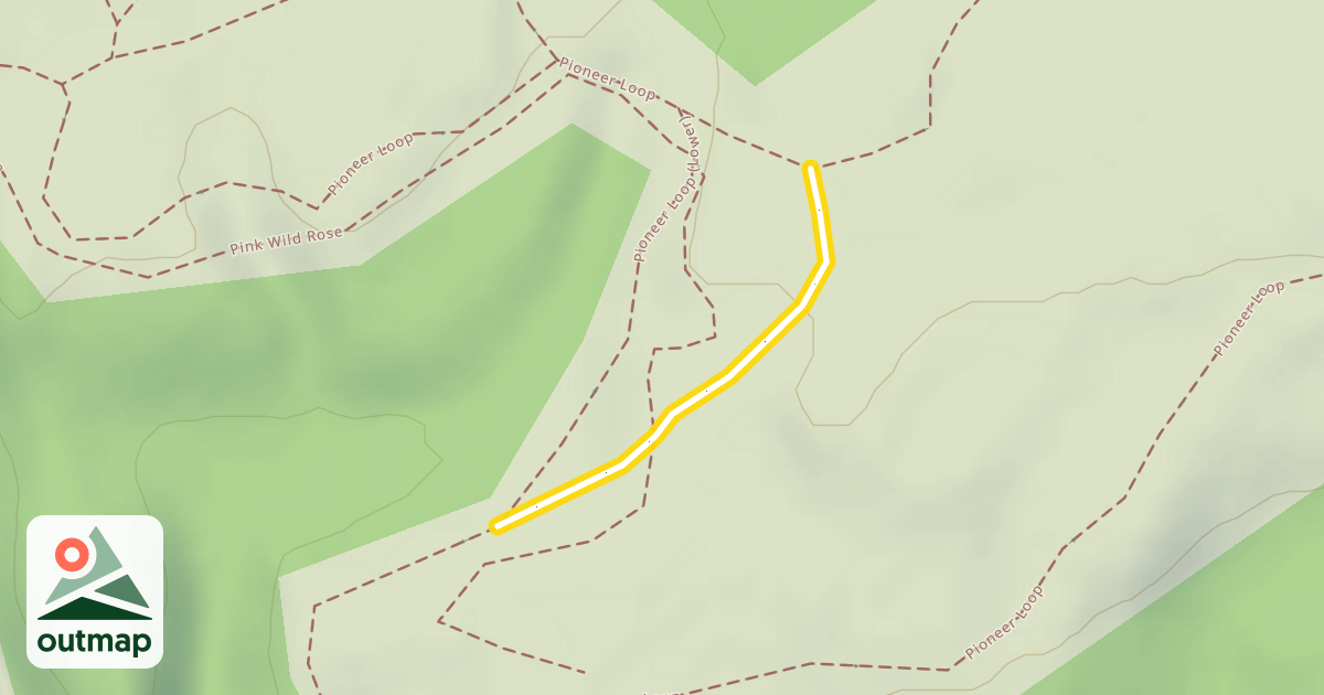 Map of Pioneer Loop (Upper)