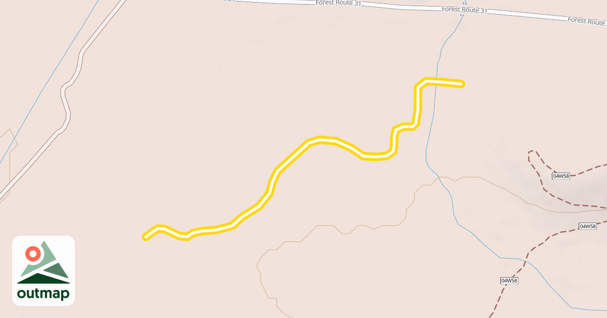 Map of Sugar Pine