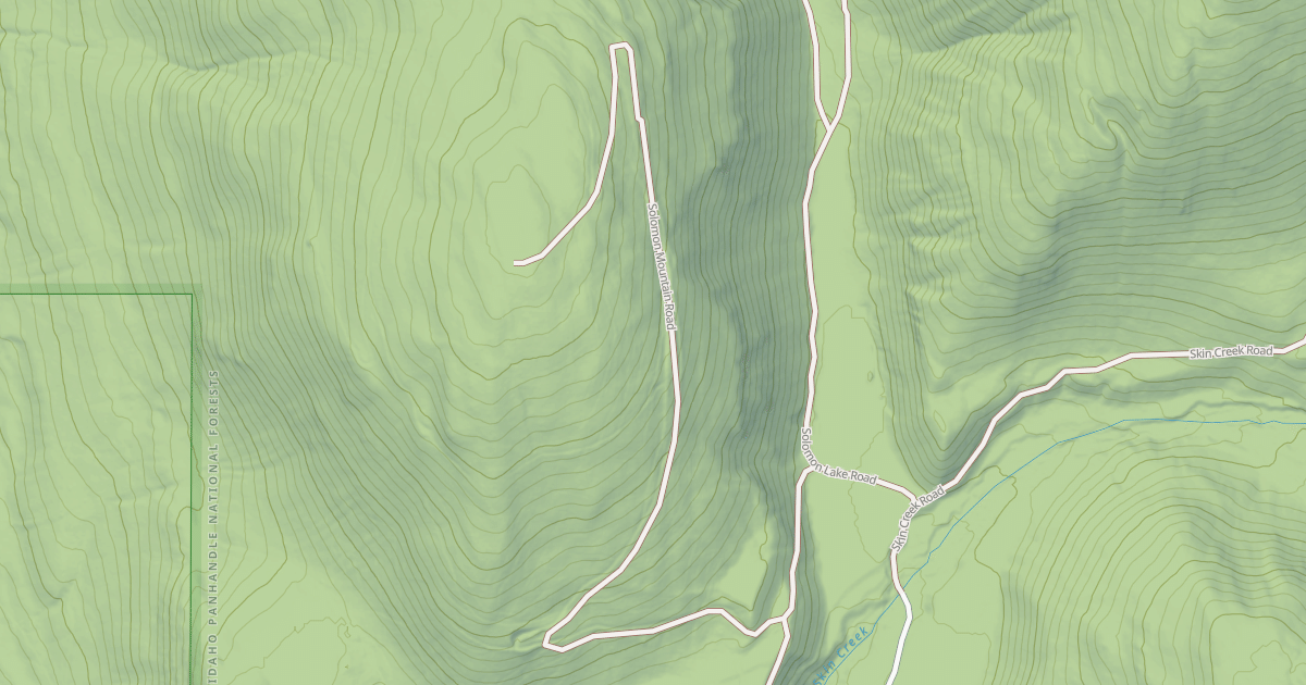 Map preview of SOLOMON MOUNTAIN