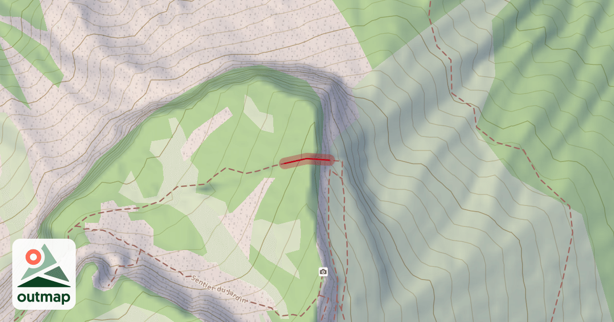 Map of Faille de Chamechaude