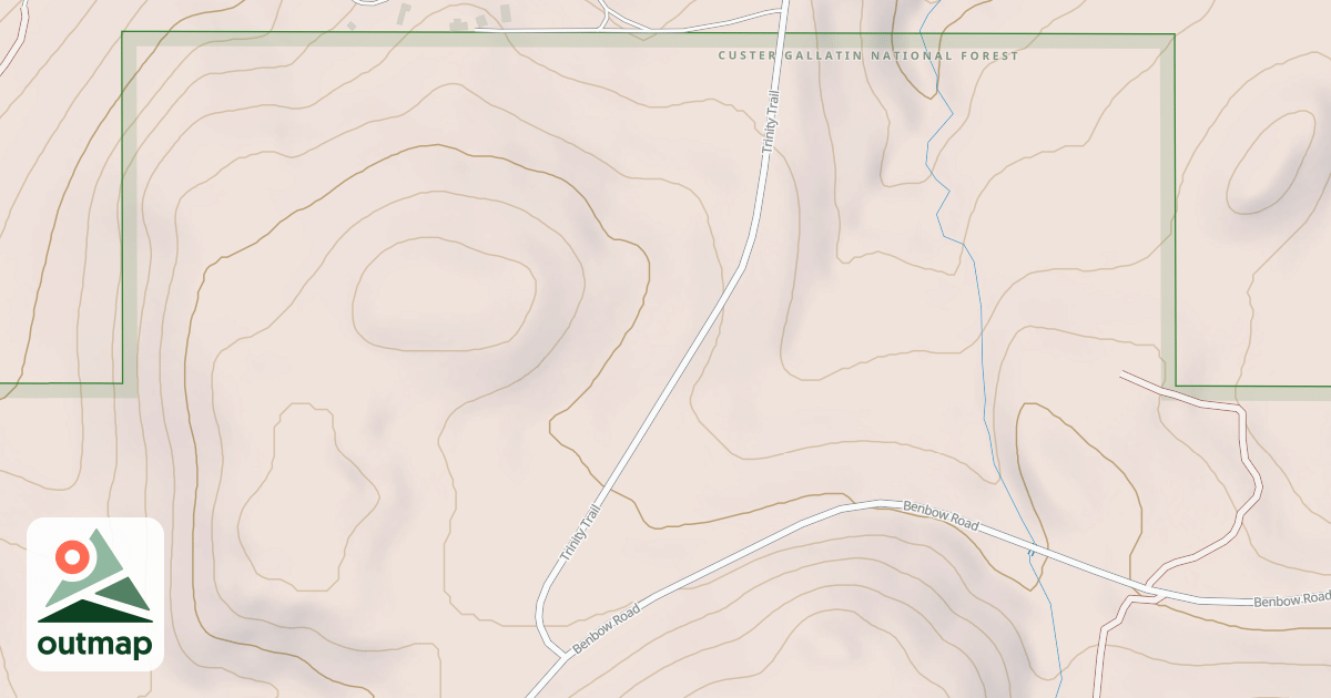 Map of BEARTOOTH CHRISTIAN RANCH