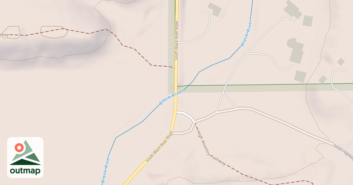 Map of High Country Pathway