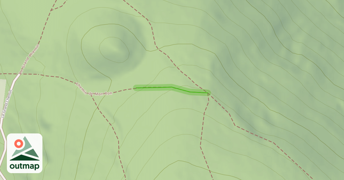 Map of Chemin de Mon Ron