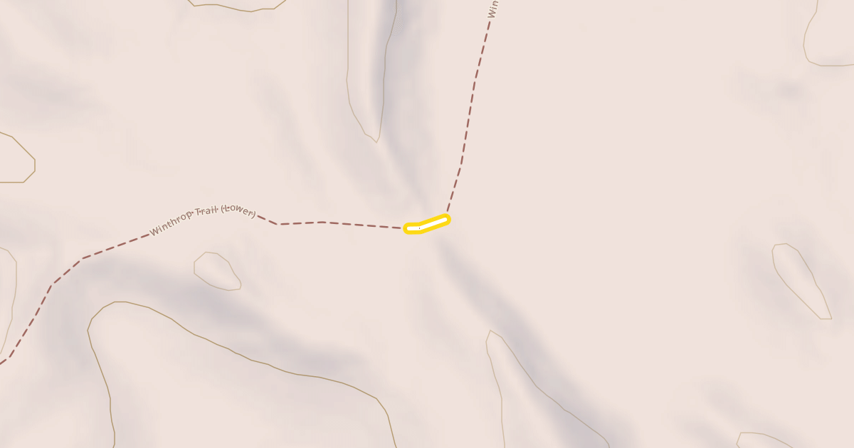 Map preview of Winthrop Trail (Lower)