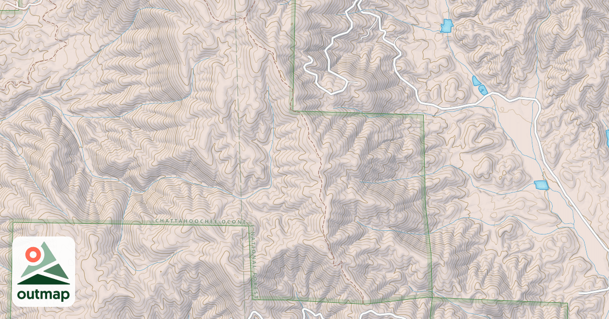 Map of Tatum Lead Ohv Trail