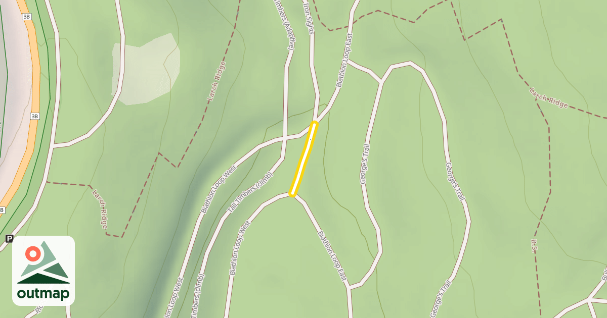 Map of Biathlon Loop