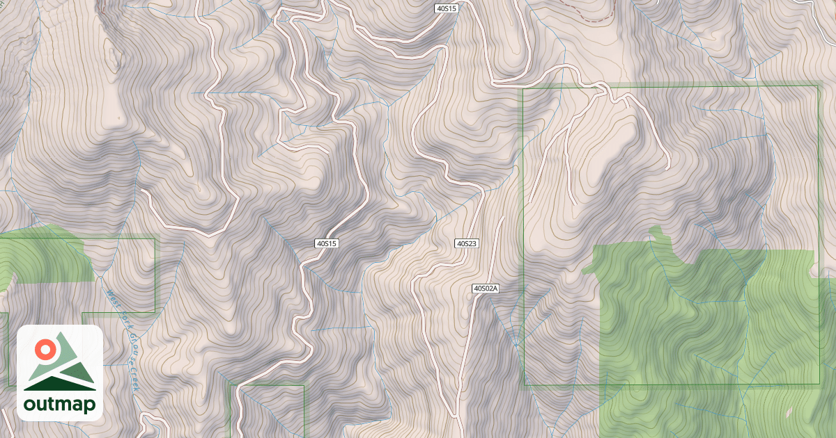 Map of ASHLAND GROUSE