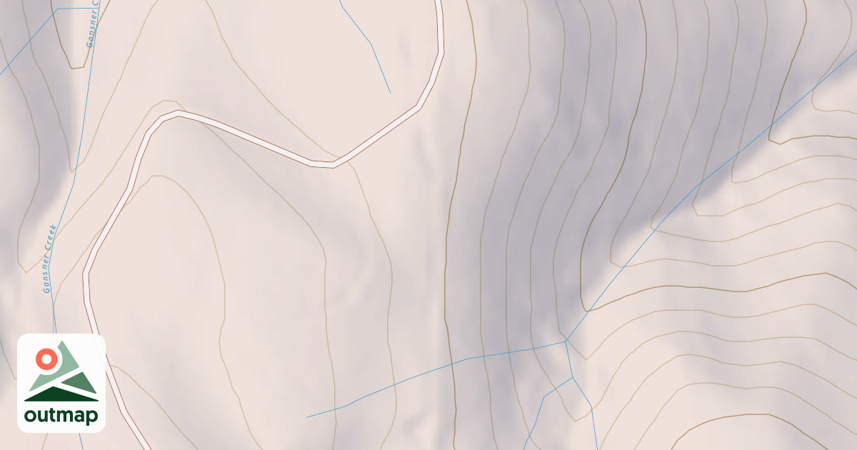 Map of CLAREMONT TIE SPUR