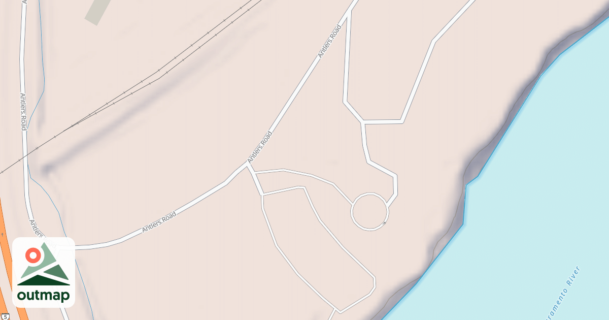 Map of ANTLERS OVERFLOW PARK TWO