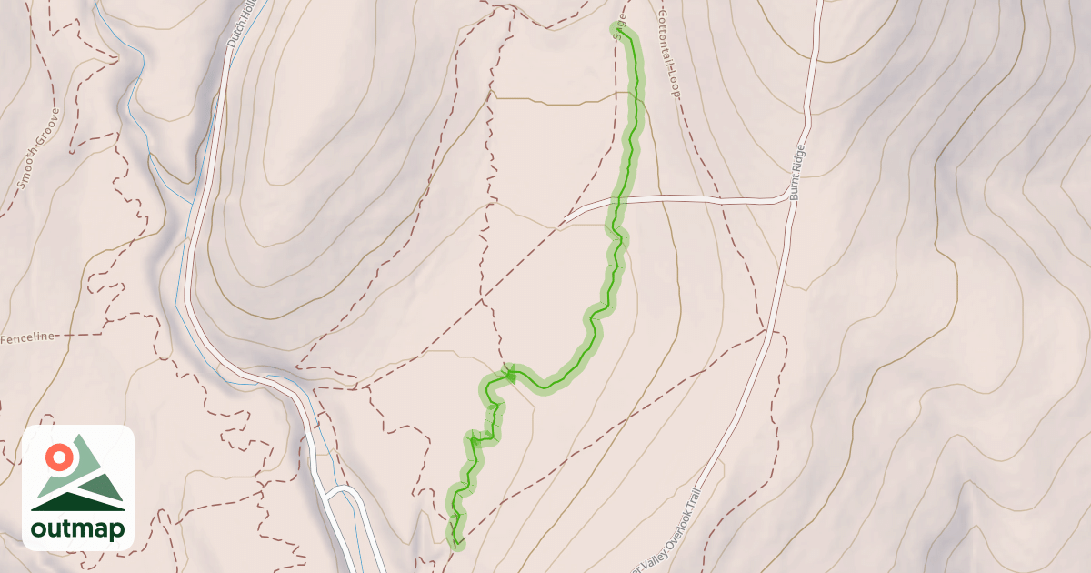 Map of Golpher Flats