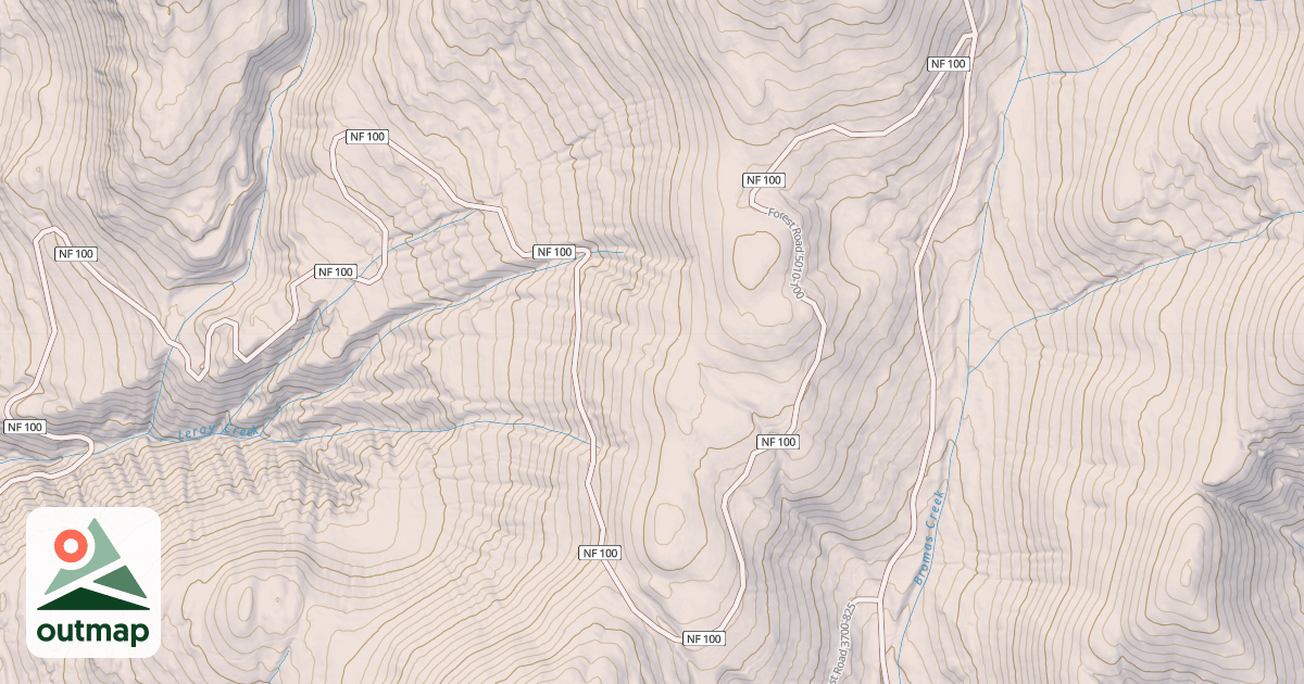 Map of BUTTE CREEK