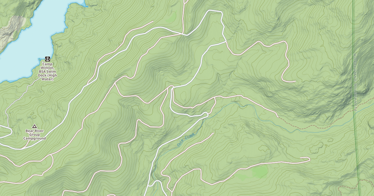 Map preview of TANGLEFOOT CANYON
