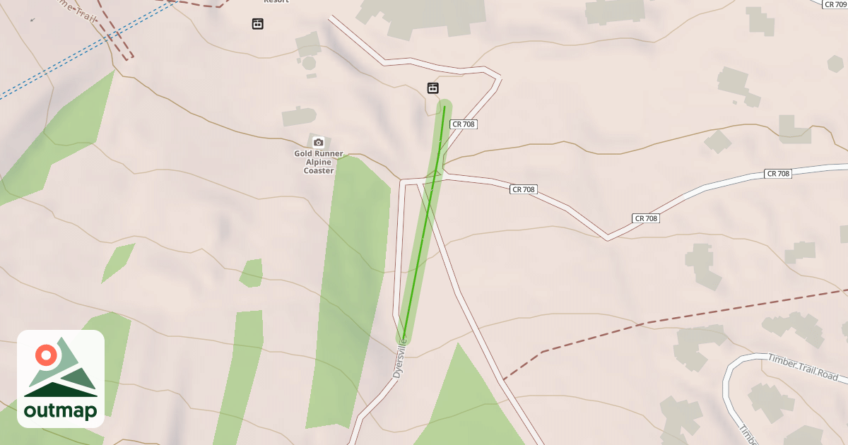 Map of Dyersville