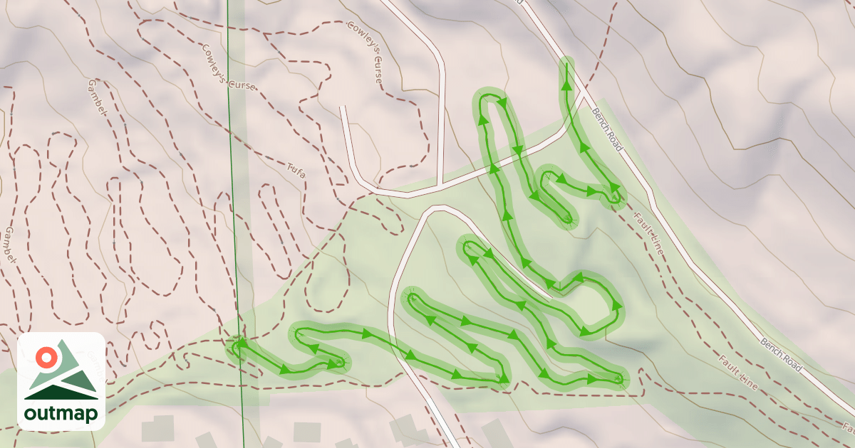 Map of Cowley's Curse