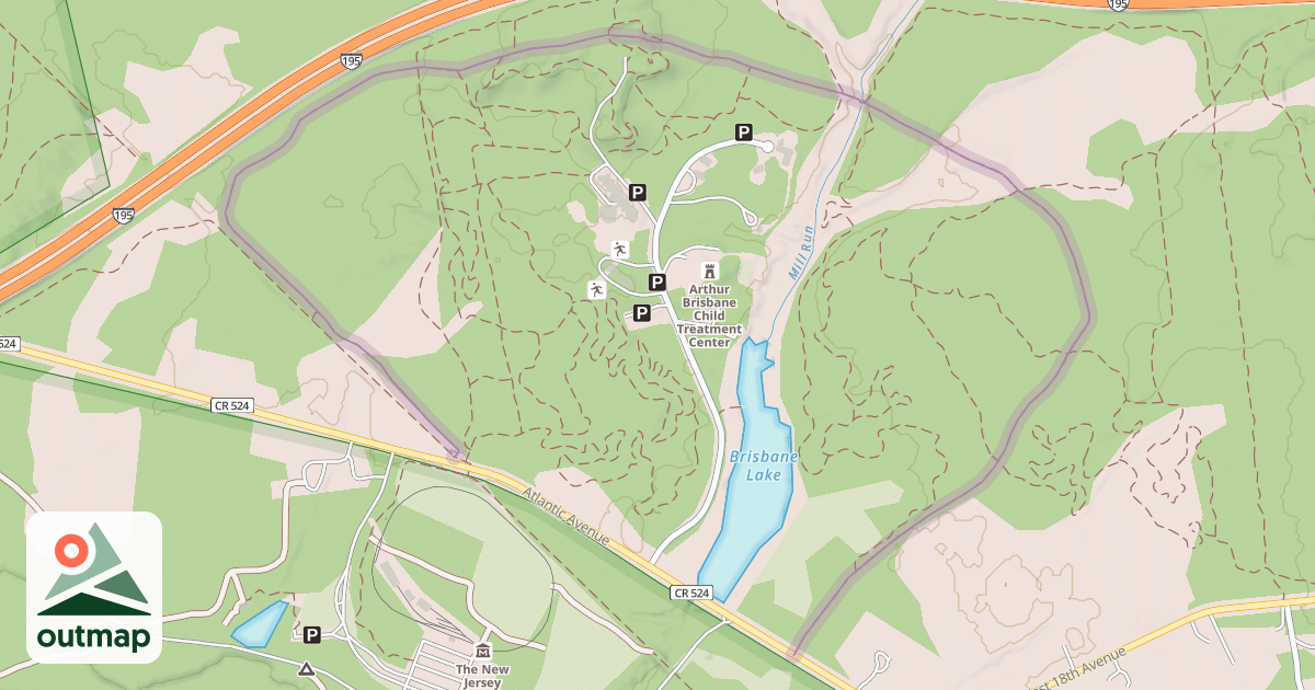 Map of Outer Brisbane