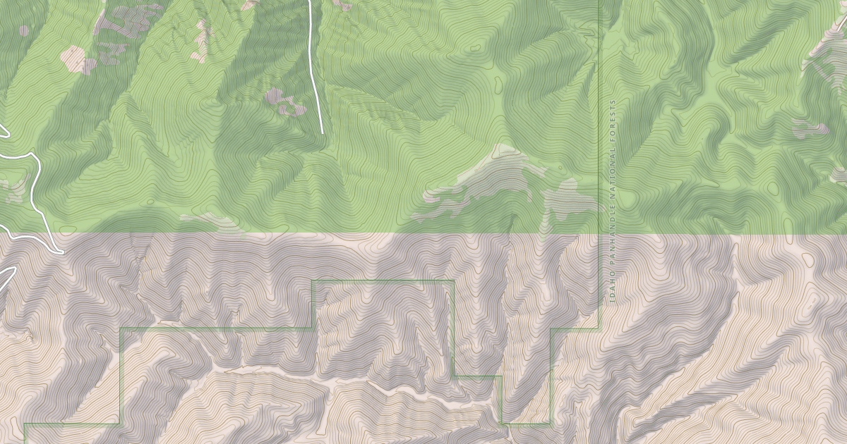 Map preview of Coeur D'alene Divide Nrt 8