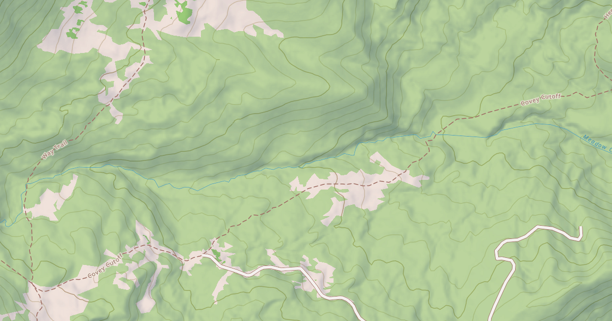 Map preview of Covey Cutoff