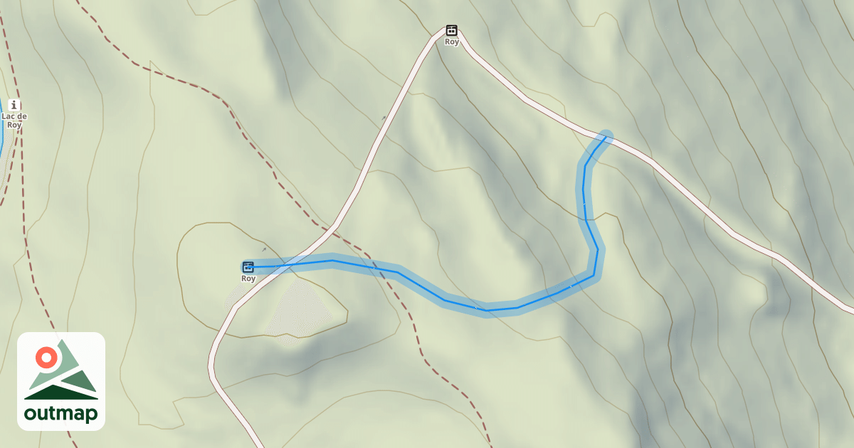 Map of La Traverse (nouvelle liaison 2025)
