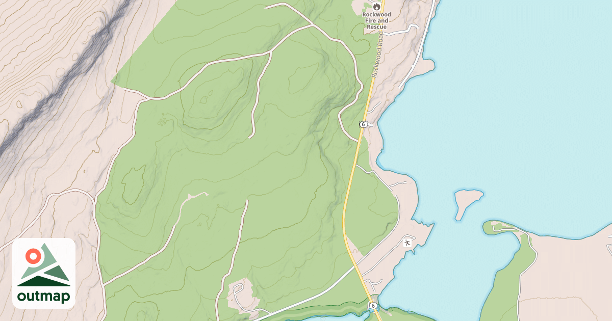 Map of Maine Statewide ATV Trails 90