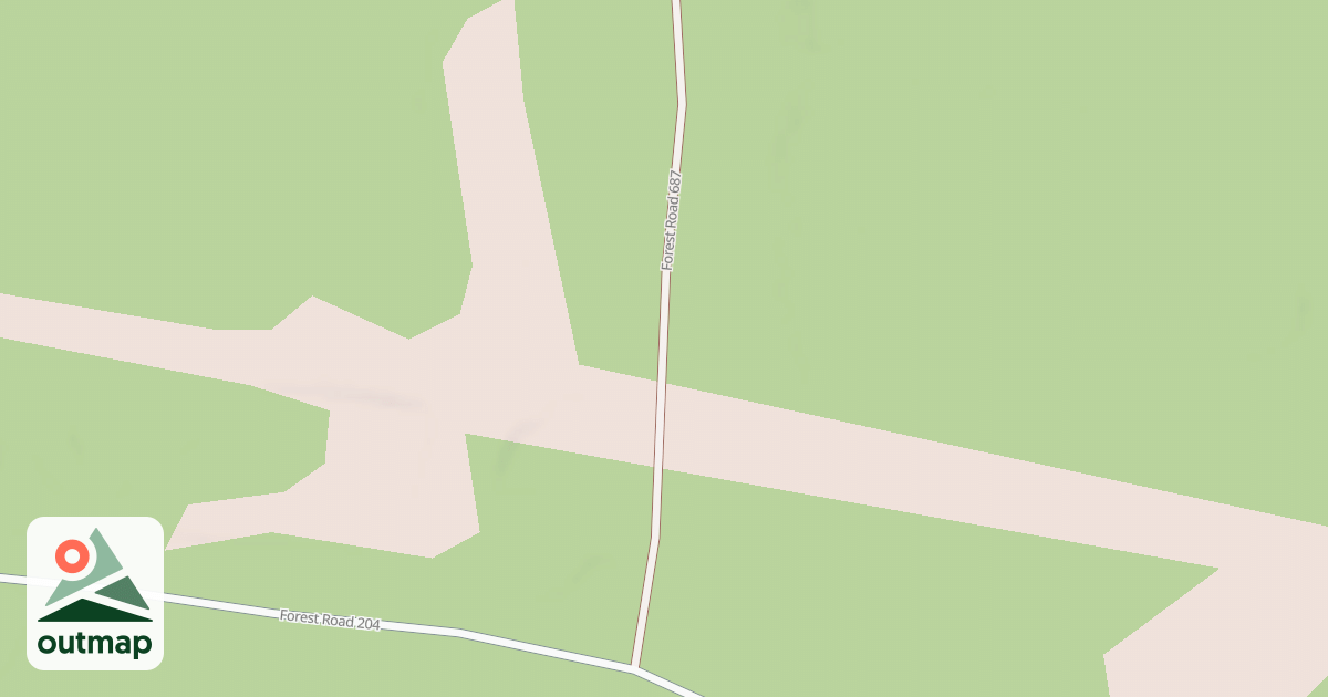 Map of FR 687