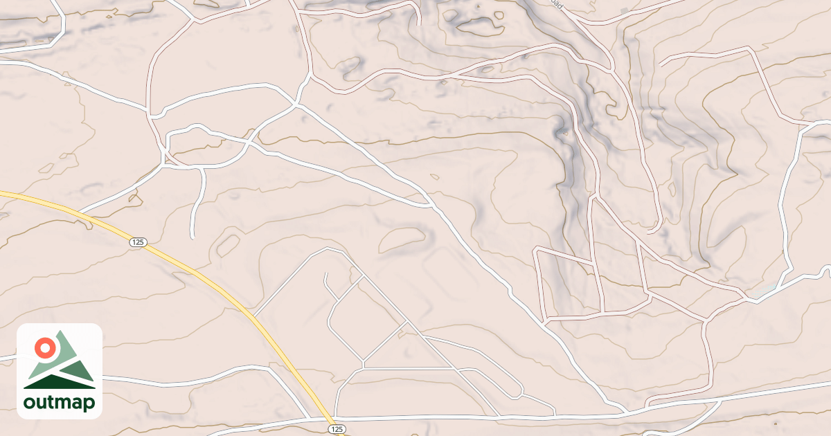 Map of Anthracite Outdoor Adventure Area Trails