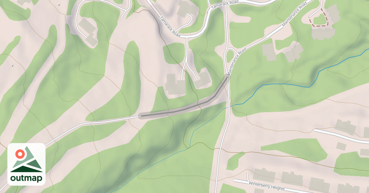 Map of Maintenance Road