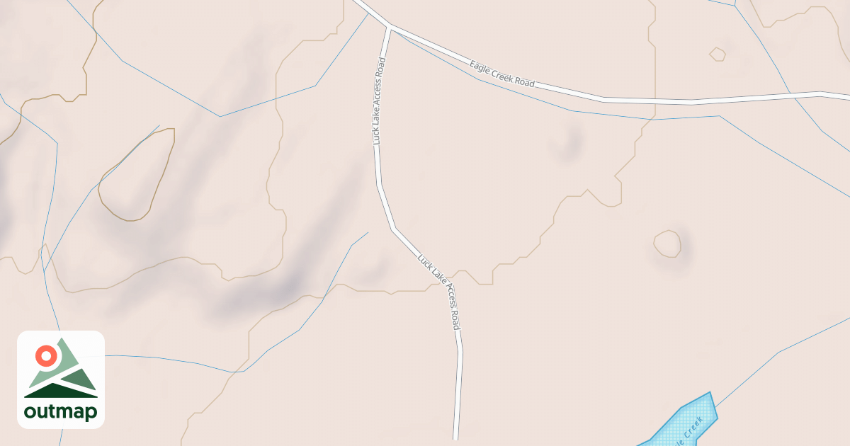 Map of LUCK LAKE ACCESS