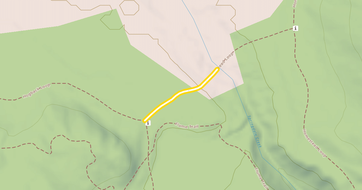 Map preview of Homestead Loop