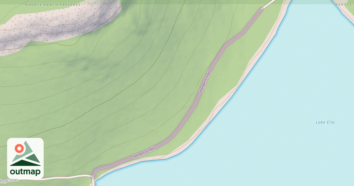 Map of Megan's Trail