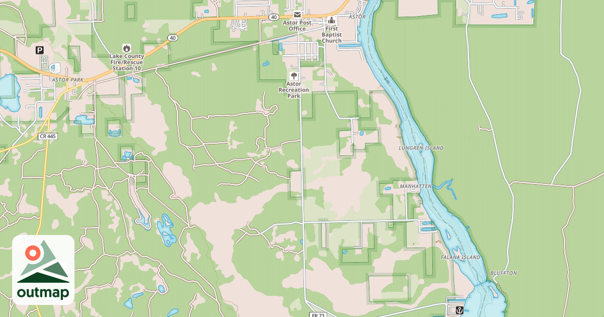 Map of ASTOR
