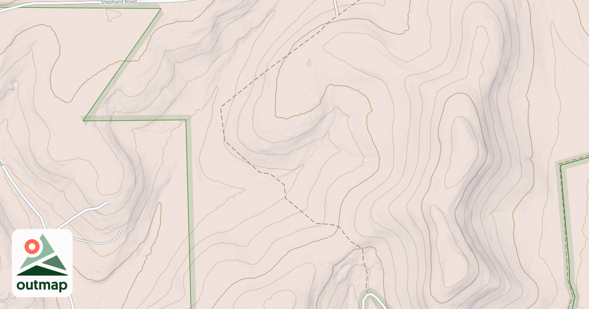Map of Susquehannock State Forest Snowmobile Trails