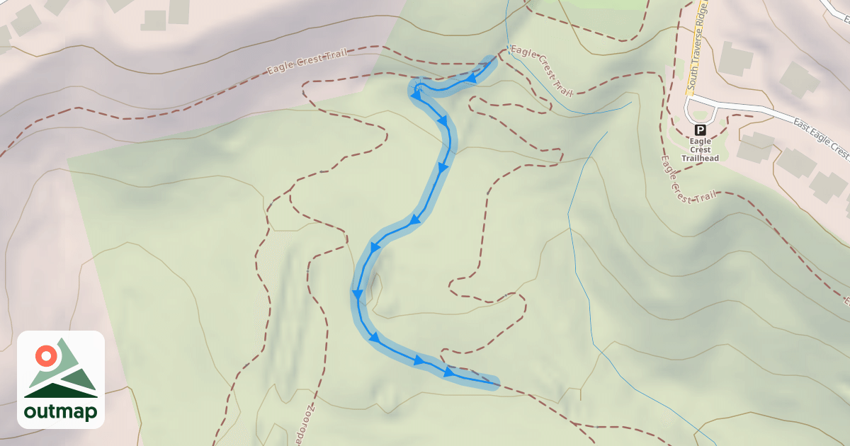 Map of Levitate DH Trail
