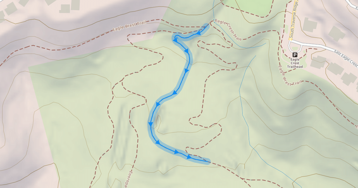 Map preview of Levitate DH Trail