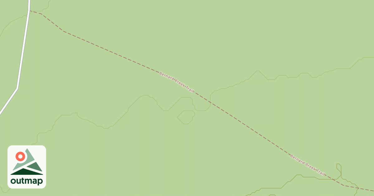Map of Bernard Creek