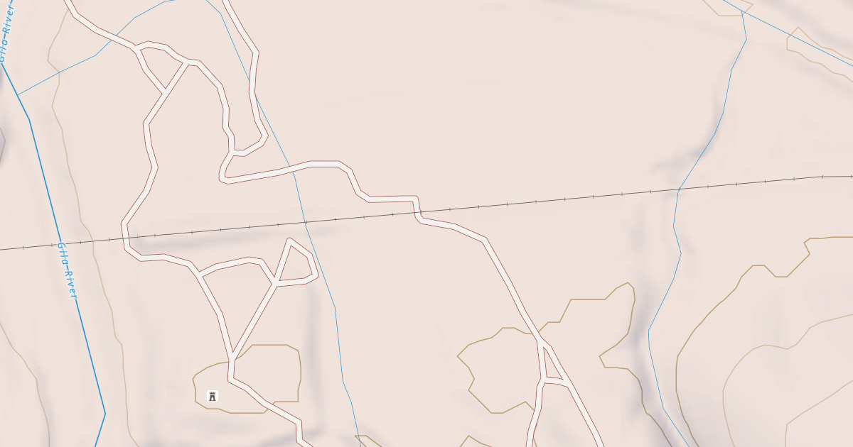 Map preview of BLM National GTLF Public Motorized Roads 2f12a605-05d4-4110-8dc8-afc31eef925c