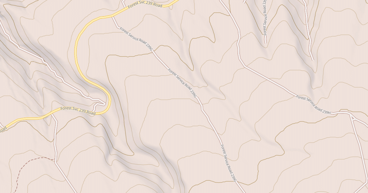 Map preview of USFS National Forest System Roads {E6E4D896-06A0-4563-9E27-D2EEF61D7B66}