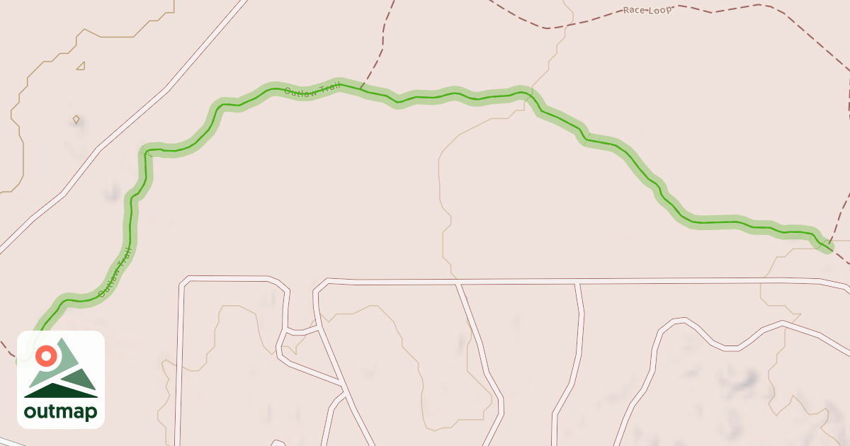 Map of Outlaw Trail