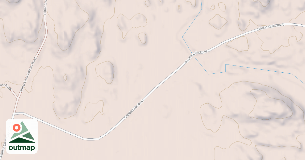 Map of GRANITE LAKE