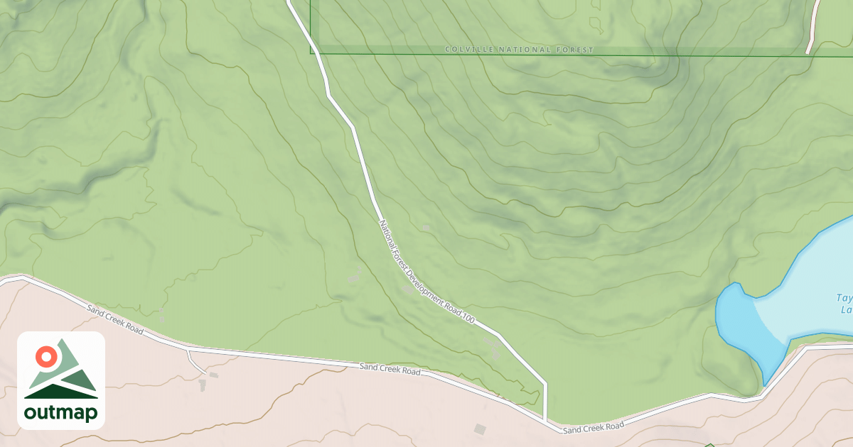 Map of SAND CREEK