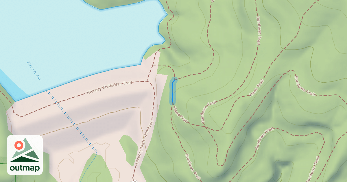 Map of Hank Trail