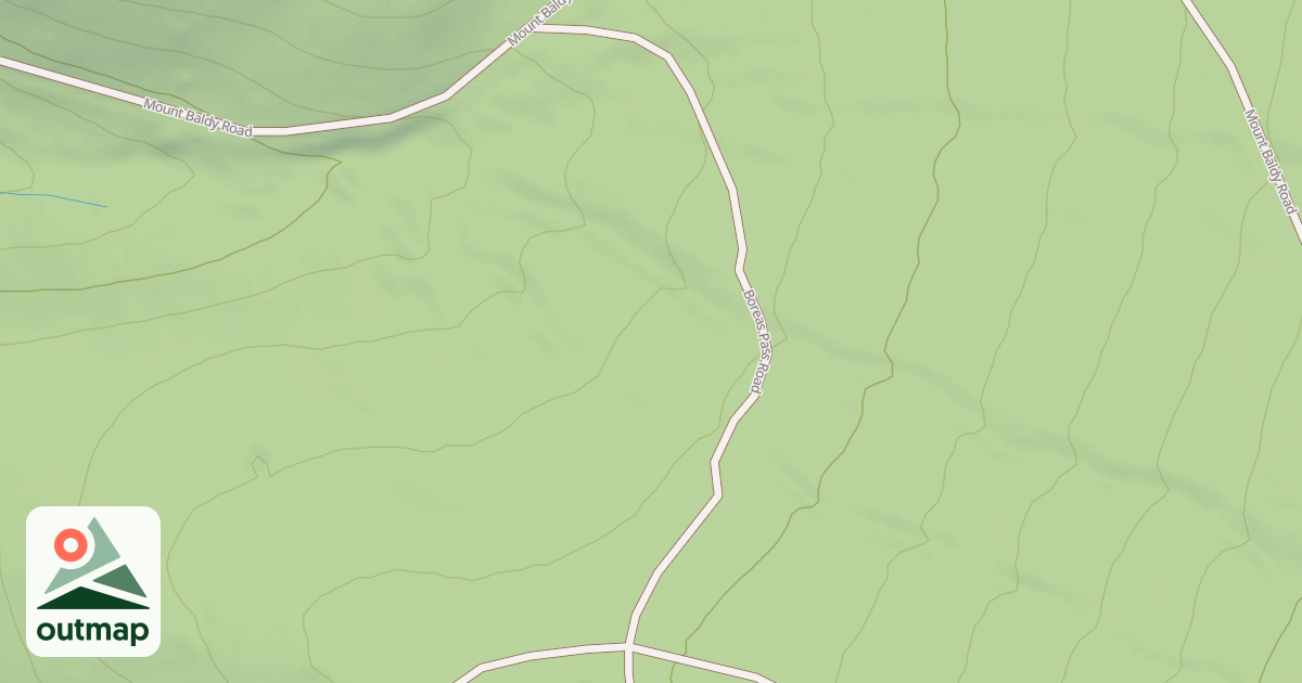 Map of BOREAS PASS