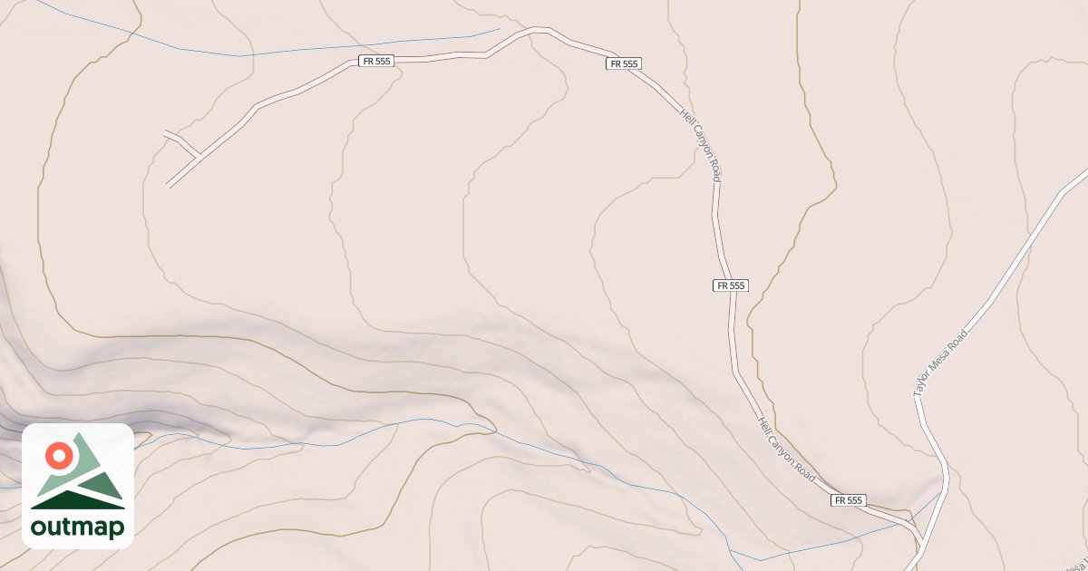 Map of HELL CANYON