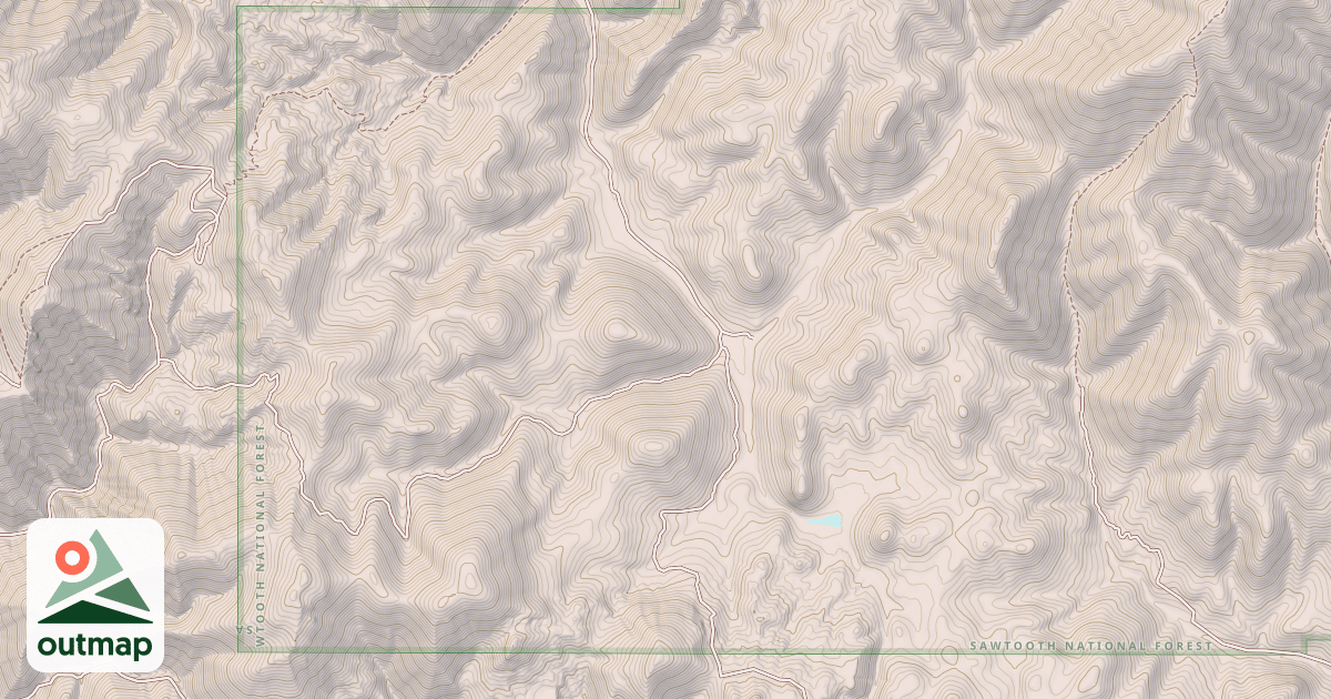 Map of BAUGH CR - COVE CR